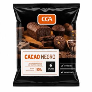 Cacao Amargo Negro x500g Cga